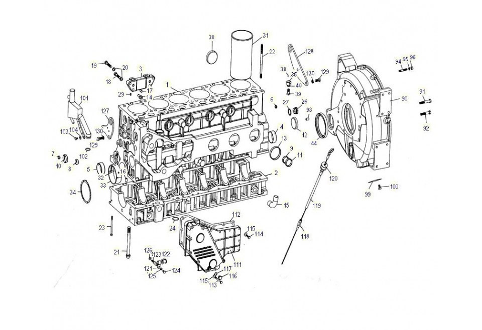 WD615 cylinder block