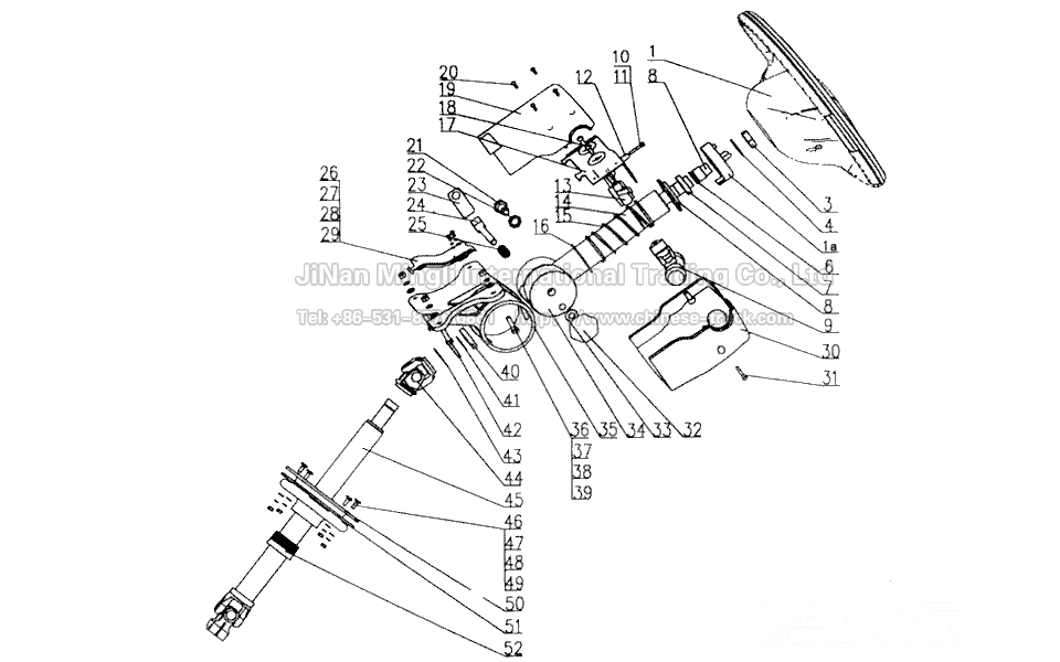 Mechanism drive steering