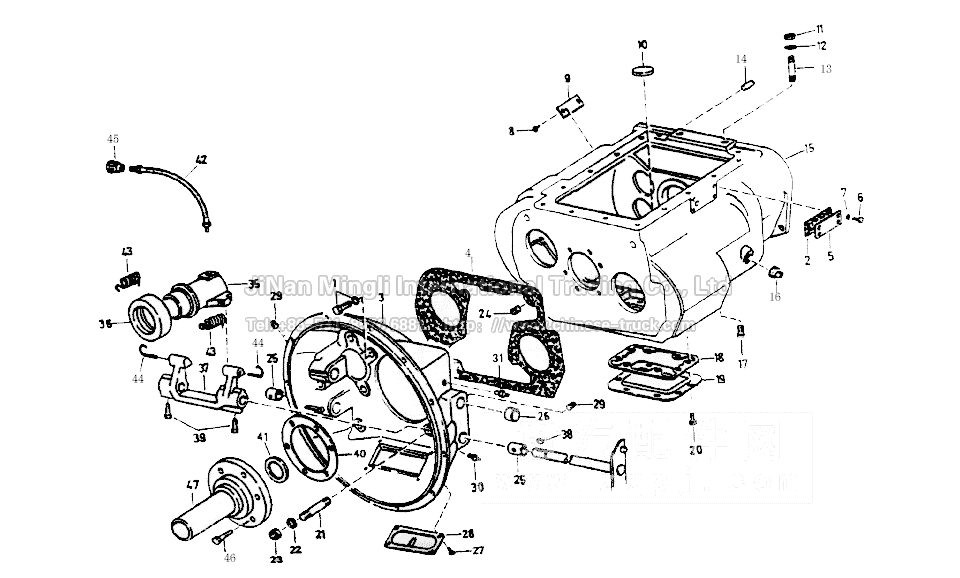 Carter, clutch,transmission