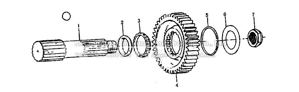 Secondary shaft gearbox