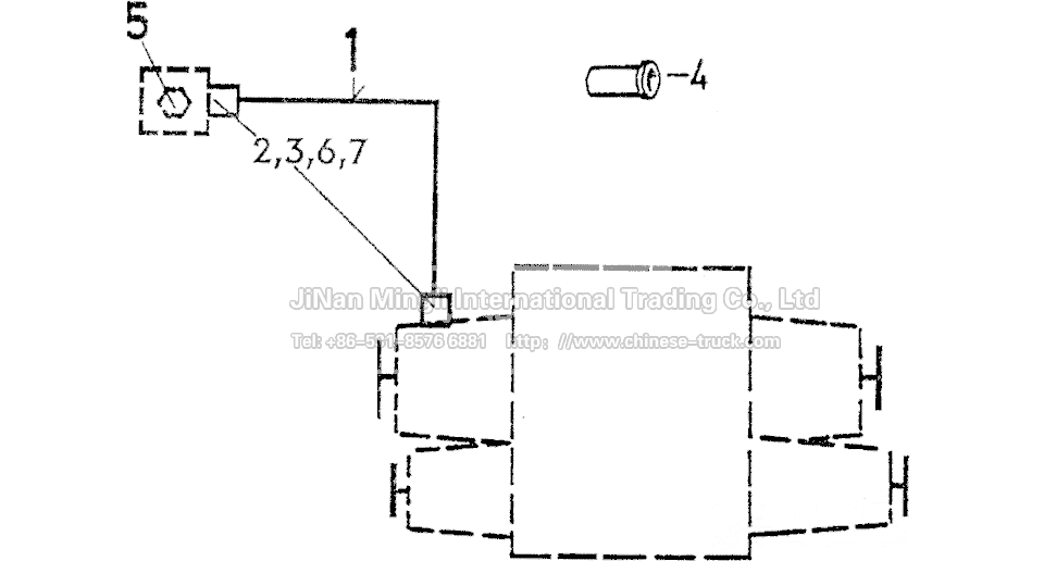 Valve switch the transfer case VG1200