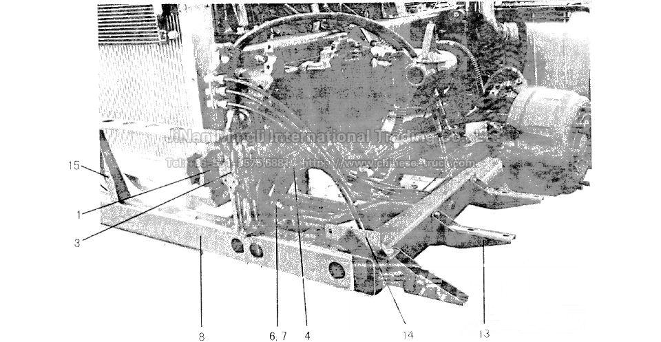 Bumper bracket, front towing device