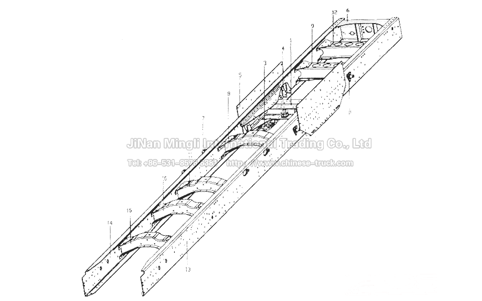 6x4 dump truck chassis dloinobaznoe