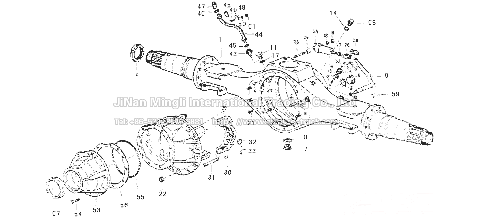 Carter rear axle