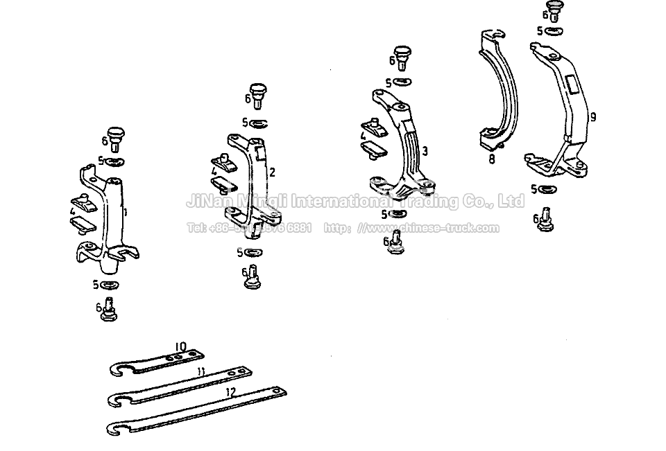 S6-120 fork switching mechanism