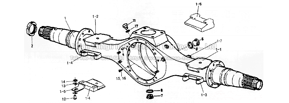 HOWO Rear axle housing