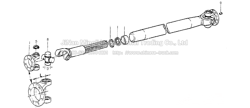 Cardan shaft