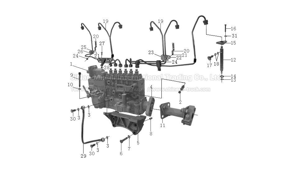 Injection pump and Injection Pipes