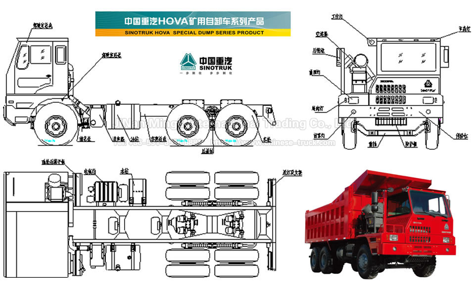 Sinotruk HOVA special Dump Series product