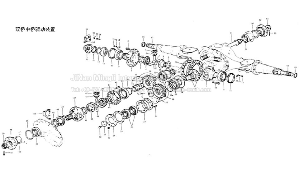 Middle Axle Driving Device