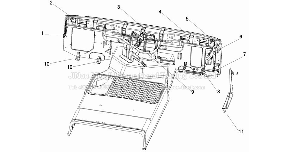 Sinotruck howo A7 Dashboard