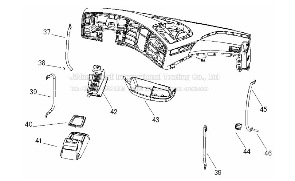 Sinotruck howo A7 Dashboard C