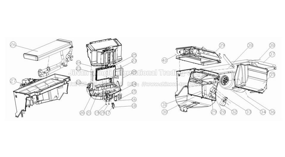 Sinotruk HOWO A7 HVAC