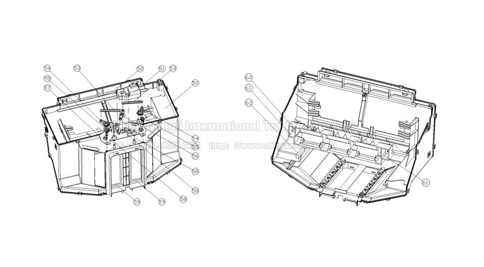 Mid shell assembly