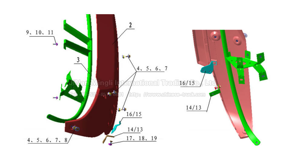 High roof sun visor outside AC16687.00101