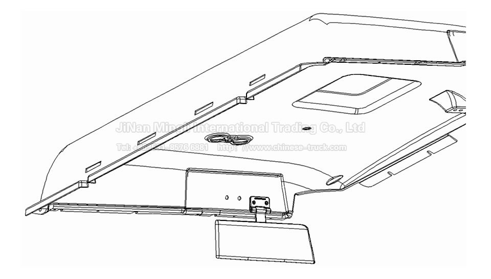 HOWO A7 Side sun visor AC16677.20101