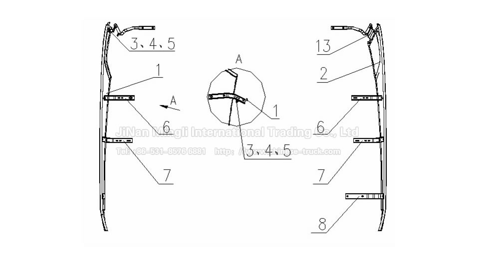 High top high floor lateral deflector AC16687.00141