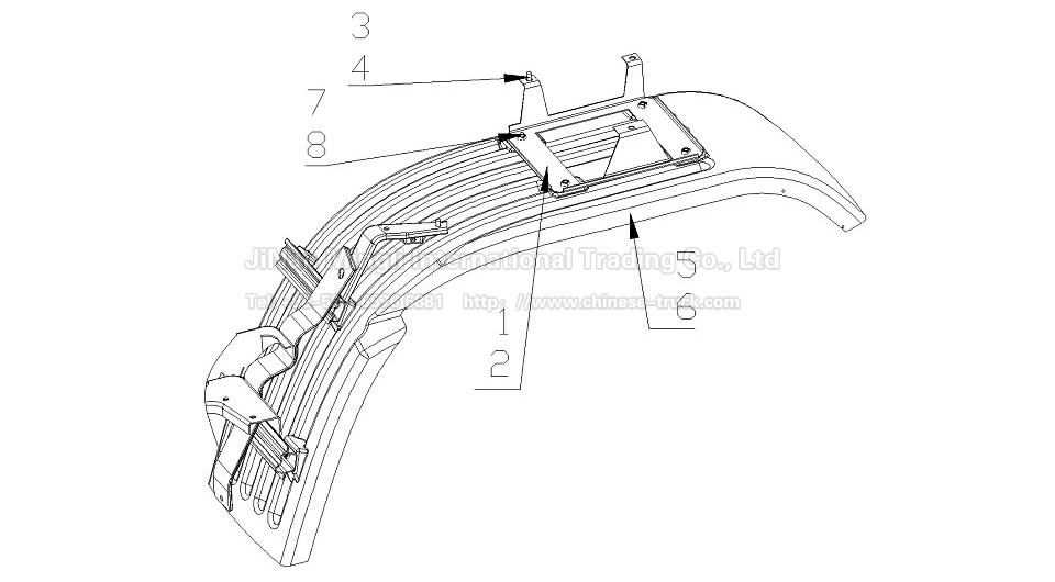 Sinotruck HOWO A7 Mudguard