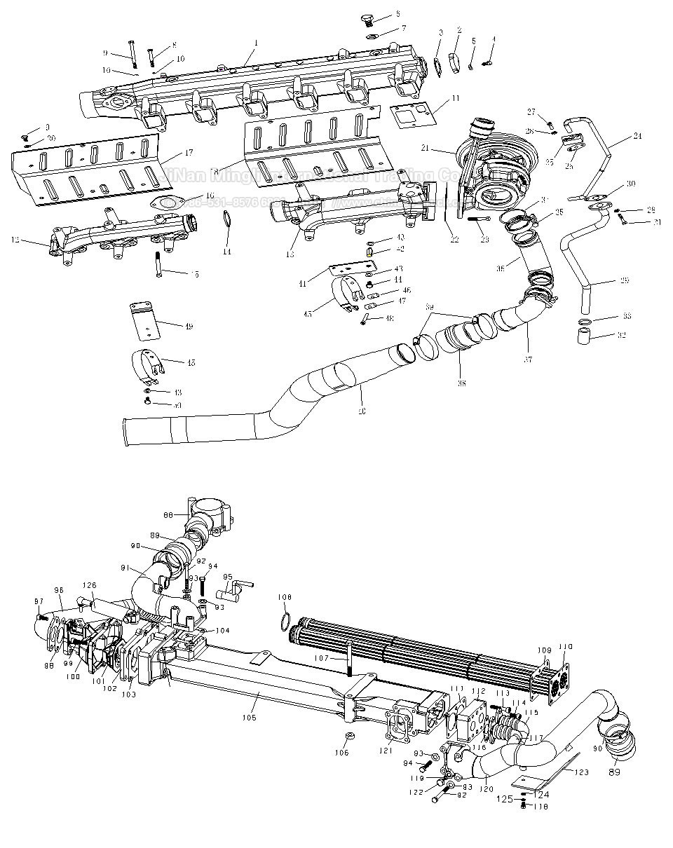 Intake Manifold and Exhaust Manifold