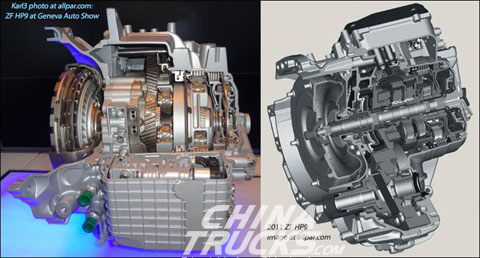 ZF 9-speed transmission