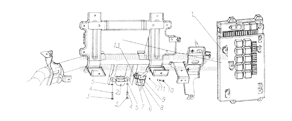 Right module control relay