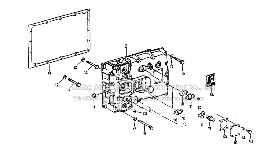 The cover of switching mechanism CAT 5S-111GP,5S-150GP,4S-130GP