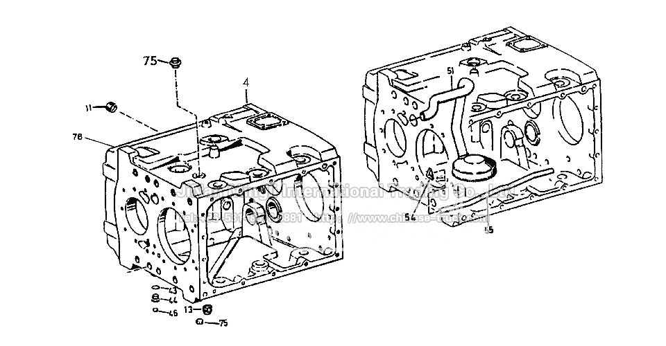 Carter gearbox 5S-111GP,5S-150GP,4S-130GP