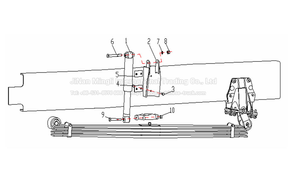 HOWO SHOCK ABSORBERFRONT